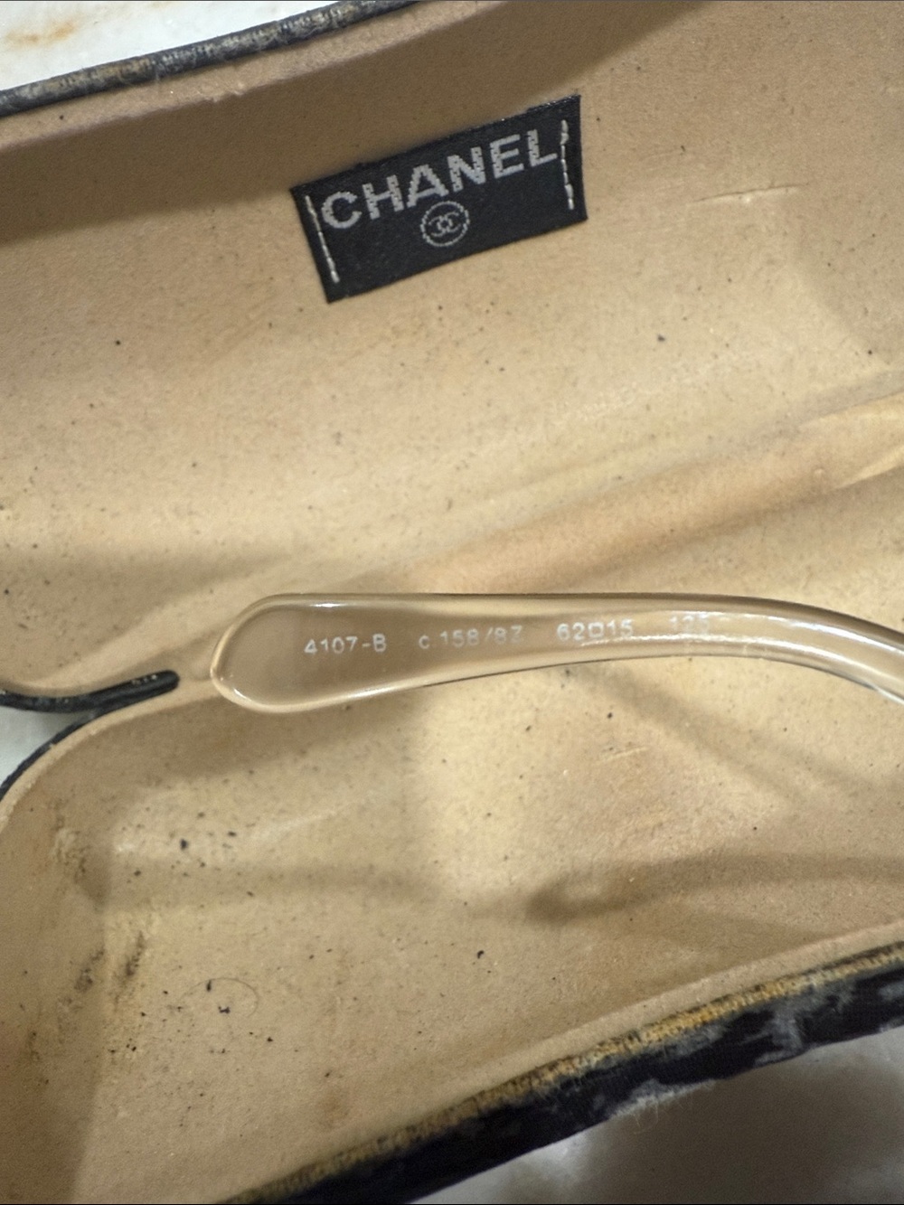 CHANEL Rimless Sunglasses in Light Brown Gradient Lens VINTAGE - Picture 16 of 16